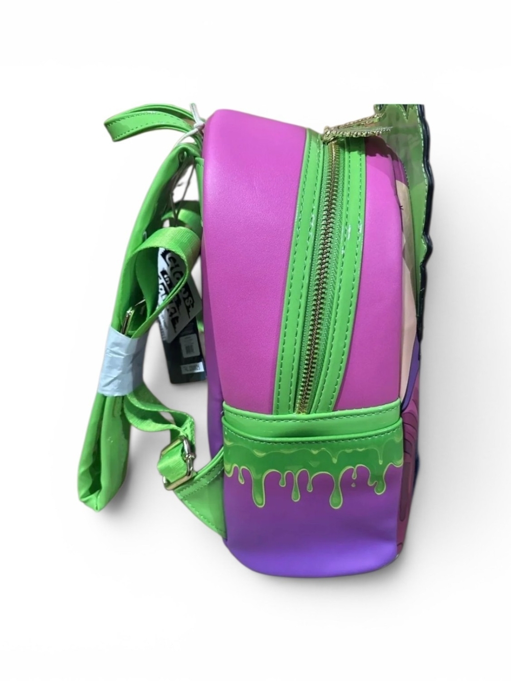 Loungefly Goosebumps Haunted Mask Glow in the Dark Mini Backpack NWT - Picture 4 of 7
